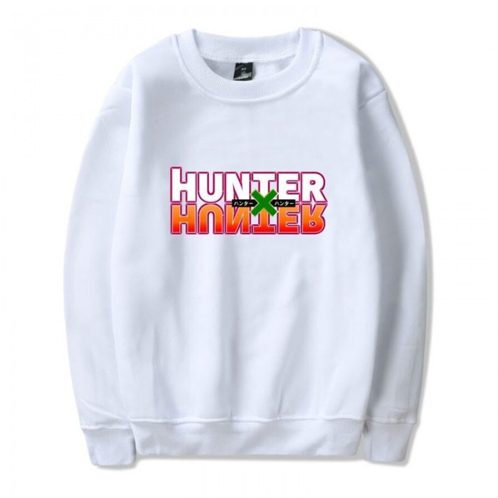 Sweater Basic Anime HXH Crewneck HUNTER x HUNTER MIROR Pria Wanita Bahan Fleece Ukuran S M L XL XXL XXXL