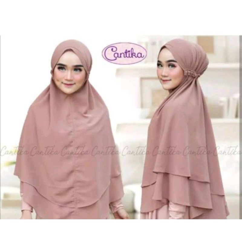 BERGO MARYAM KRIWILJUMBO 2LAYER/ HIJAB BERGO TALI KRIWIL 2 LAYER JUMBO