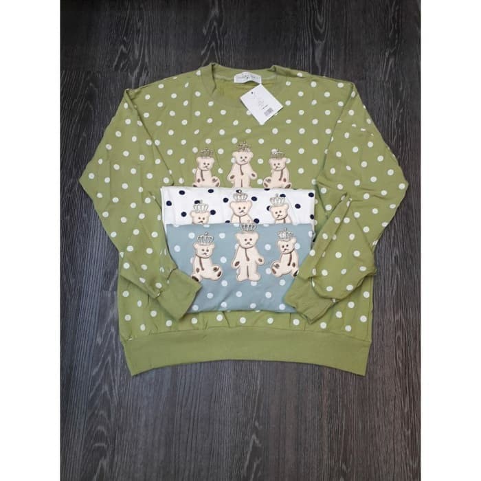 kaos lengan panjang wanita import kaos import