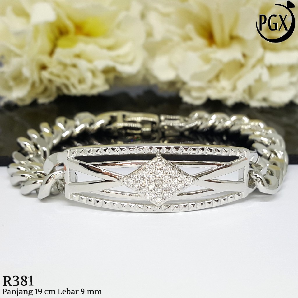 PGX Gelang Tangan Xuping Wanita Perhiasan Lapis Emas Aksesoris Fashion Premium - R381