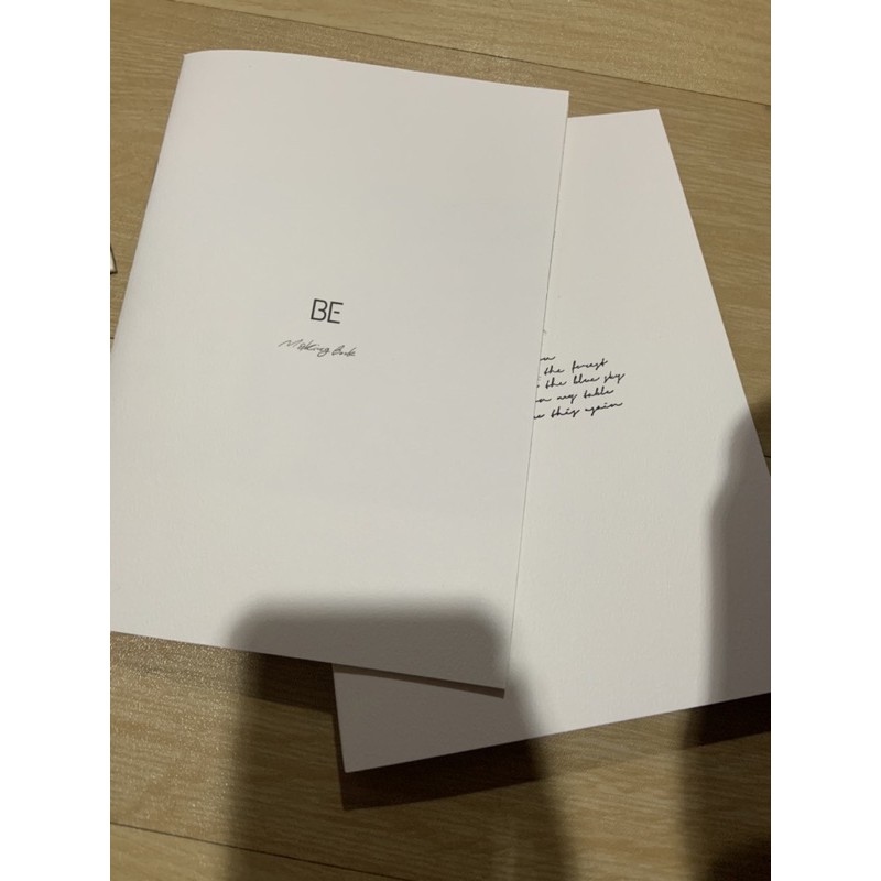 [SHARING] BTS Album BE - Delux Edition Making book/ Photobook/ CD/ poster/ Postcard/ Photocard