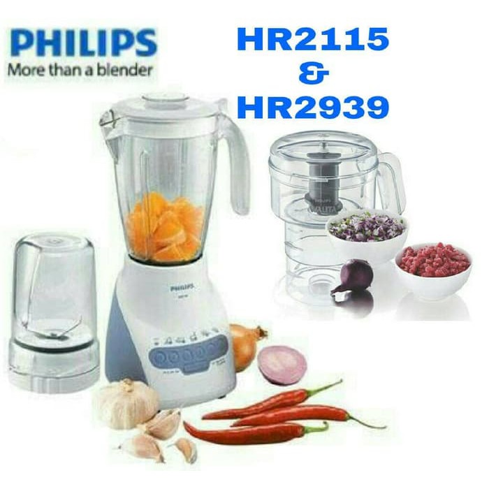 Paket Blender + Chopper Philips HR2115 HR2939 HR 2115 HR 2939