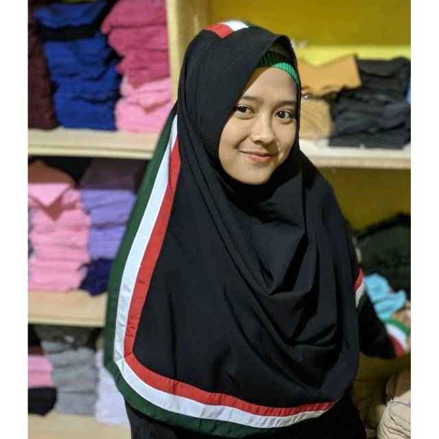 Kerudung hijab Jilbab instant palestina model syria instan palestina