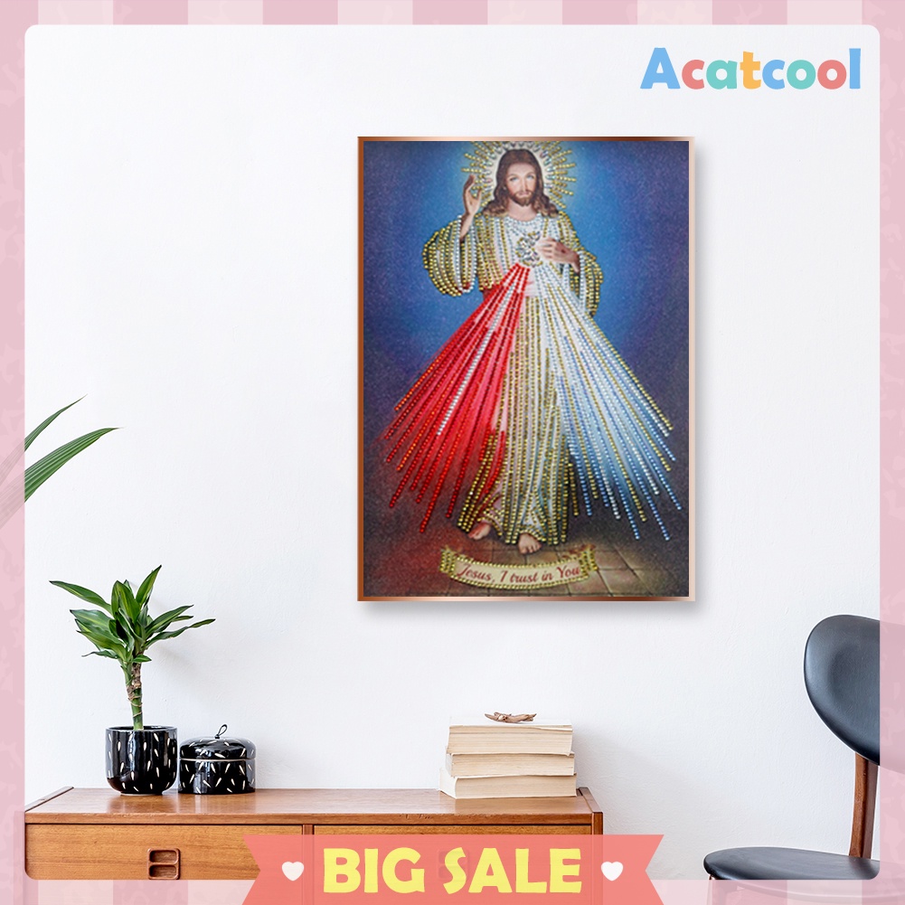 Jesus 5D Rhinestone DIY Pictures Special Shaped Kit Diamond Painting Craft