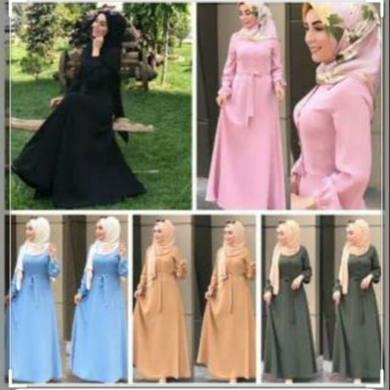 Zarifmi dress baju gamis fashion muslim remaja wanita