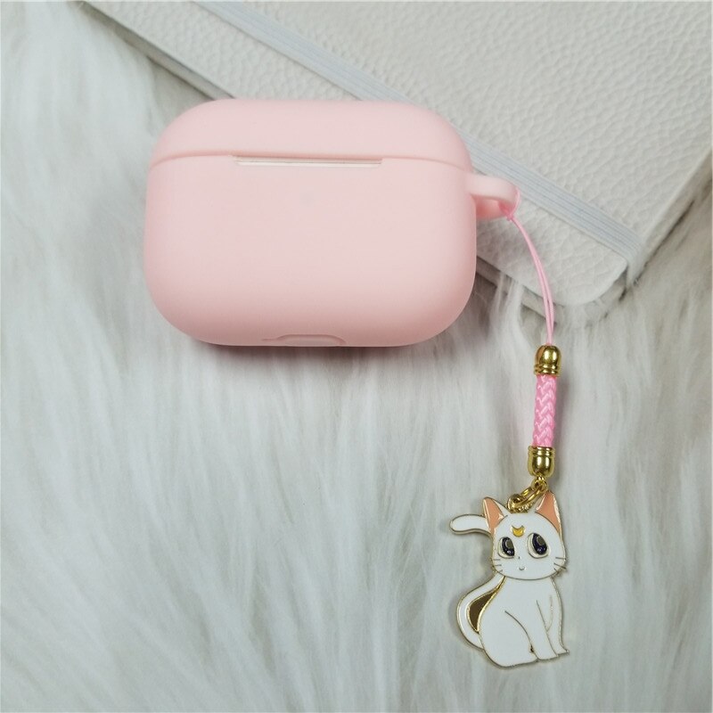 Casing Silikon Kompatibel Untuk Airpods Pro Bluetooth Earphone Case Box Soft Cover Dengan Charm Mewah