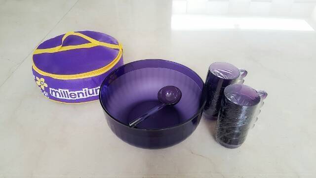 Millenium Cocktail Set / mangkuk gelas cangkir es sop buah