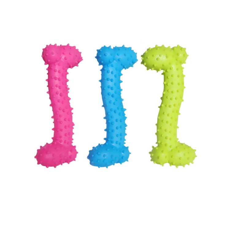 1pc Mainan Kunyah Bahan Karet Tahan Gigitan Untuk Pelatihan Pembersih Gigi Anjing Kucing Peliharaan