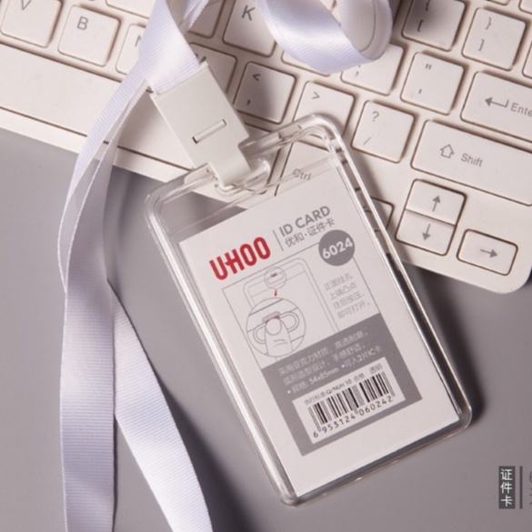 Jual Photocard Holder Uhoo / ID Card Holder Lanyard Shopee Indonesia