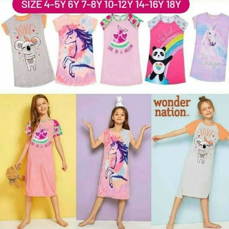 daster kaos wonder nation