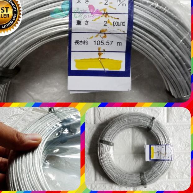 ♠ ORI 1 ROL KAWAT BONSAI ALUMINIUM 2MM JEPANG KAWAT ALLUMINIUM 2 MM - BUKAN BONSAI KAWAT BESI 1 KG ✭