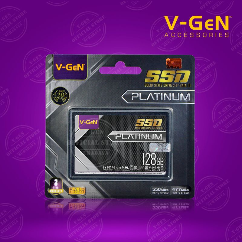 SSD V-GeN 128GB 256GB 512GB 1TB SATA 3 Solid State Drive 2.5&quot; VGEN