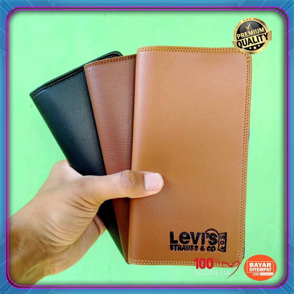 Promo dompet pria panjang levis keren fashionable masa kini COD