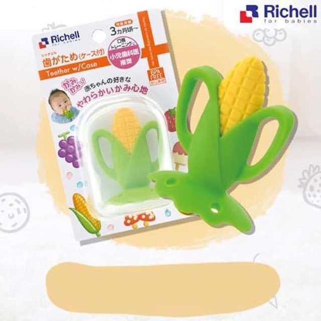 RICHELL TEETHER WITH CASE - gigitan bayi