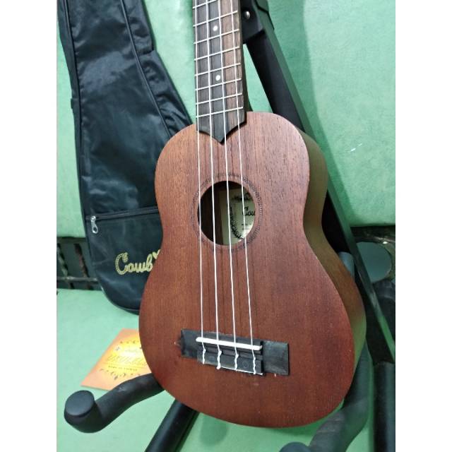 Ukulele Soprano Cowboy Original Tipe UK-21 NS Warna Brown Bonus Tas Senar Pick Murah Jakarta