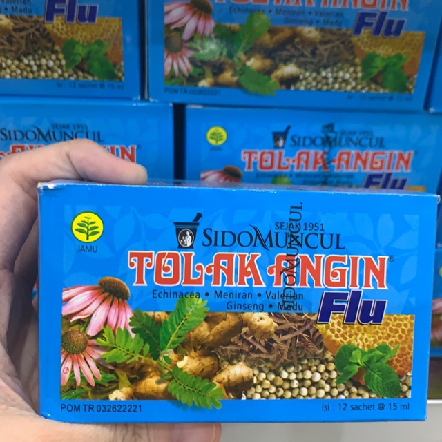 

Tolak Angin Sido Muncul Flu 12 sachet 15 ml