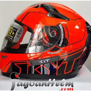 KYT Helm K2 Rider Super FLUO