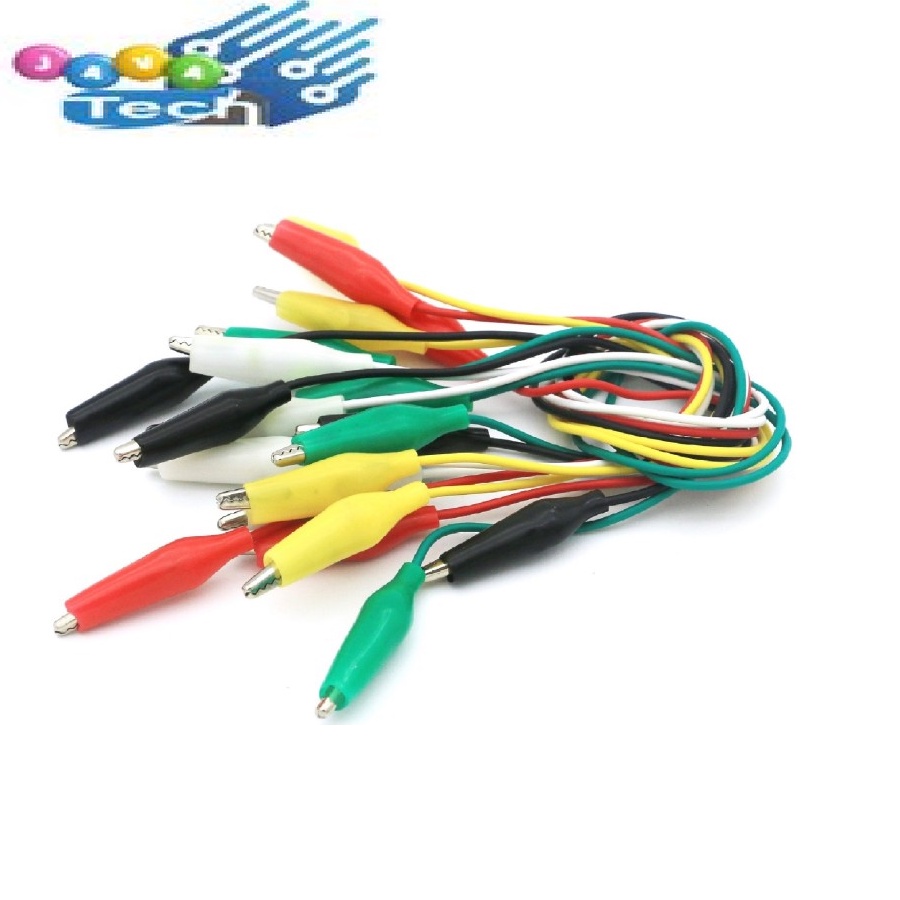 Kabel Aligator Clip 50cm Jepit Buaya 10pcs