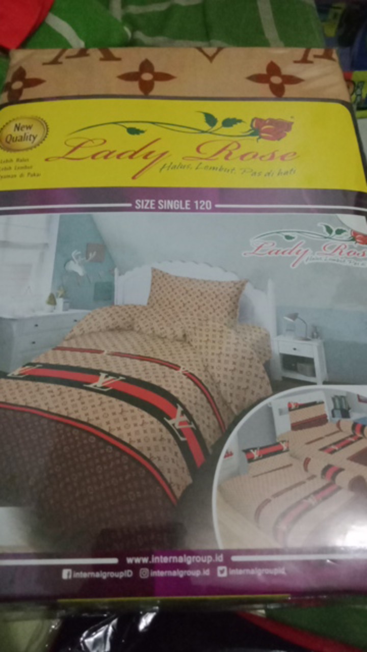 Mamaqila Sprei Lady Rose Single Barbie