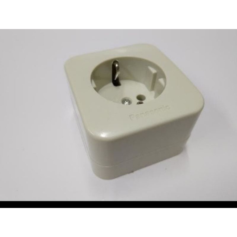stop kontak outbow colokan listrik panasonic wkj1131 tempel surface stop kontak panasonic