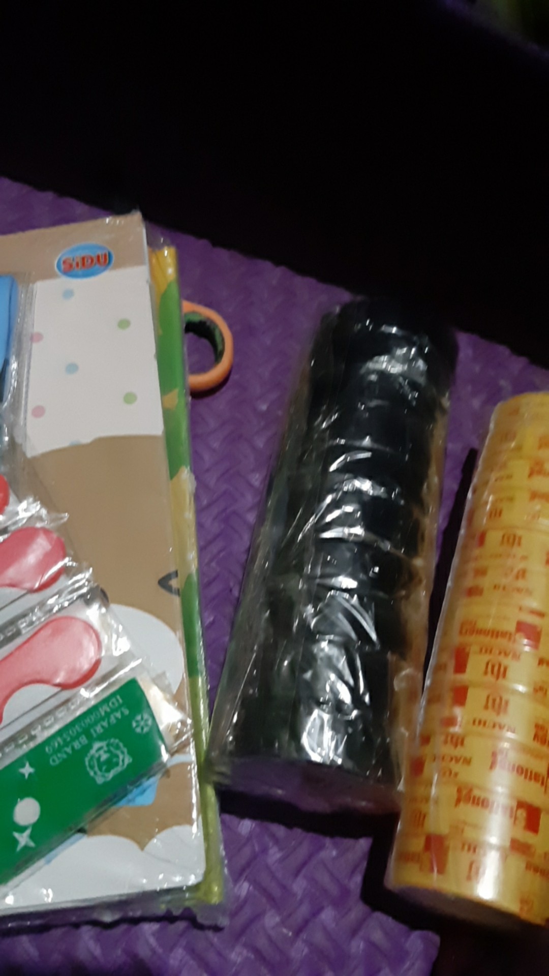 (10pcs) Isolasi Hitam Kecil | Isolasi Pvc Electrical Tipis