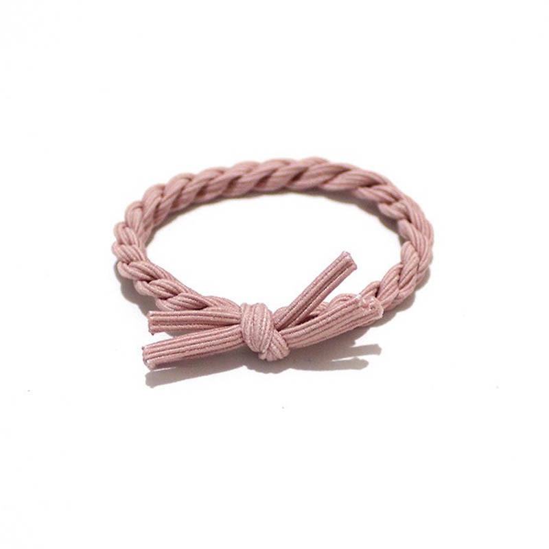 MURMURE.ID | IKAT RAMBUT JALIN POLOS KOREA KARET SIMPLE KUNCIR RAMBUT KEPANG TAMBANG HA106-POLOS PINK