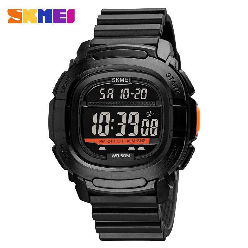 SKMEI Official 1657 LED Display Digital Military Sports Watches Stopwatch Men's Watch