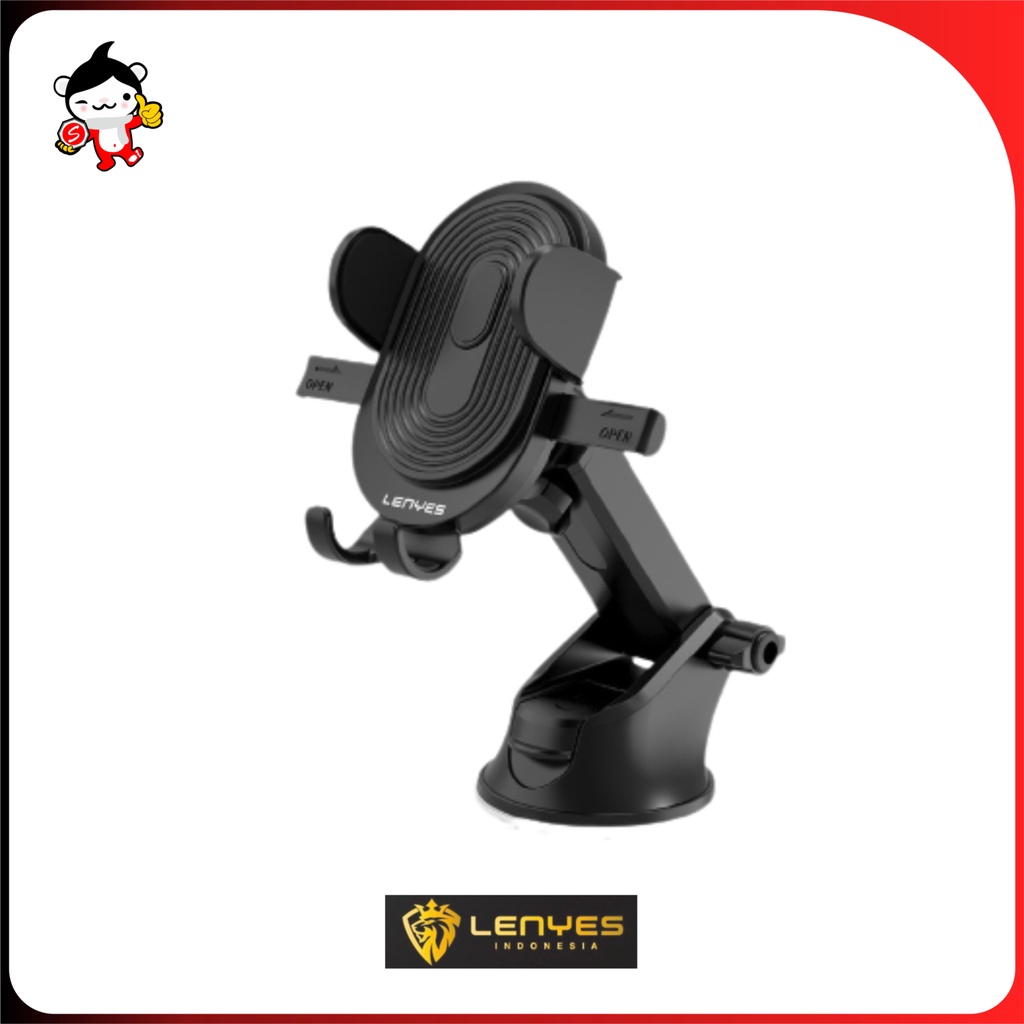 Car Holder LENYES CR123  Phone Holder Car Dashboard Kaca Mobil