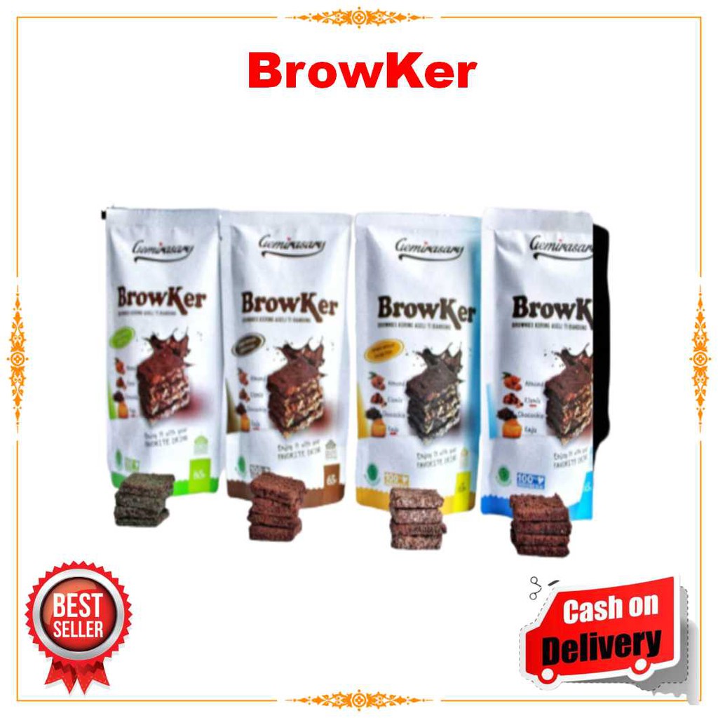 BROWKER CEMILAN BROWNIS KERING / BROWNIS CRISPY