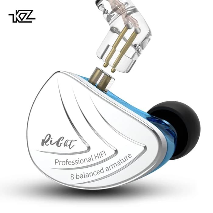 KZ AS16 with MIC 8BA Driver Unit In Ear Earphone HIFI Monitor