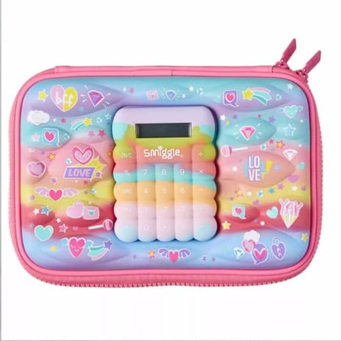 

Smiggle Calculator Blend Hardtop Pencil Case - Original