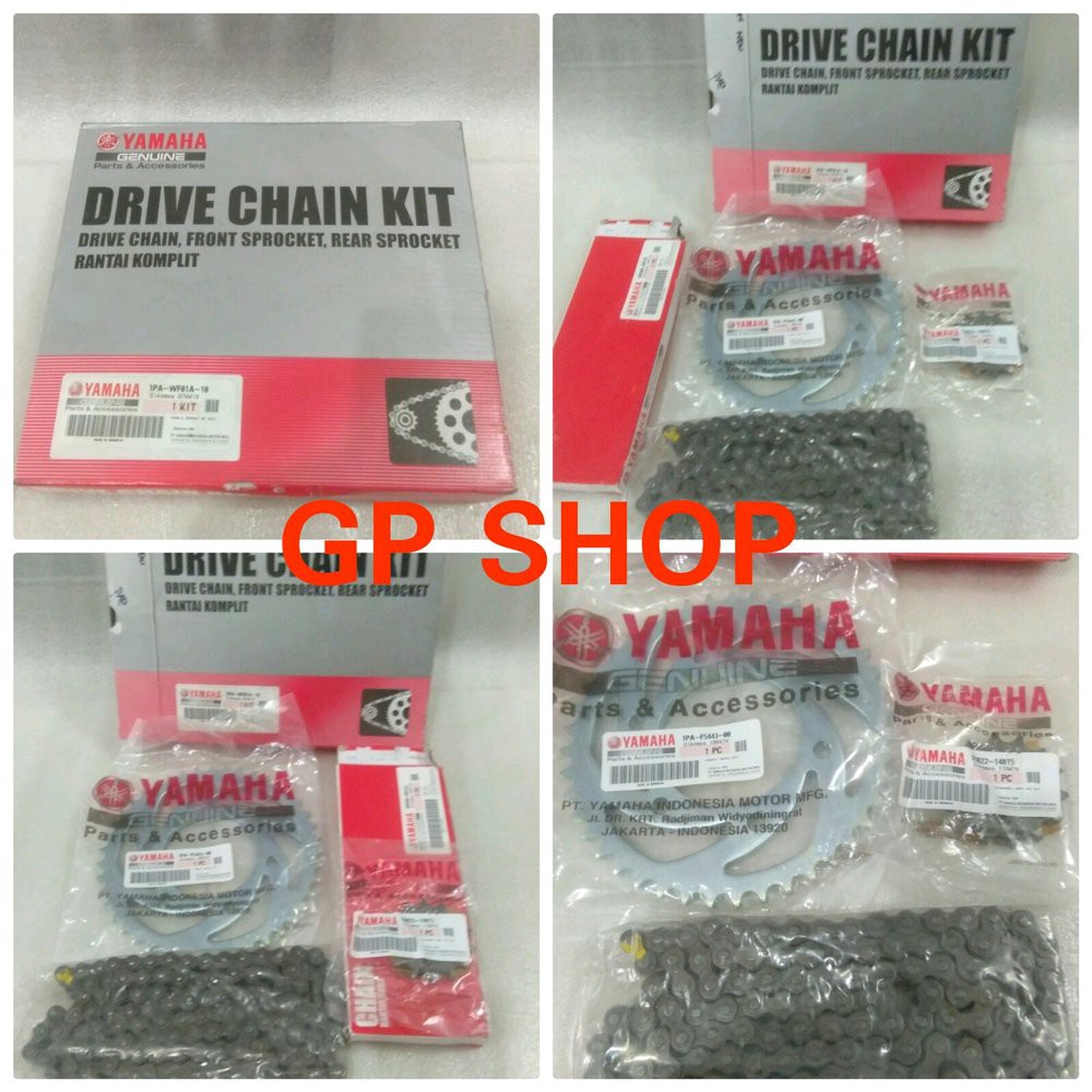 gear set yamaha vixion new NVL NVA dan vixion old ORIGINAL YAMAHA