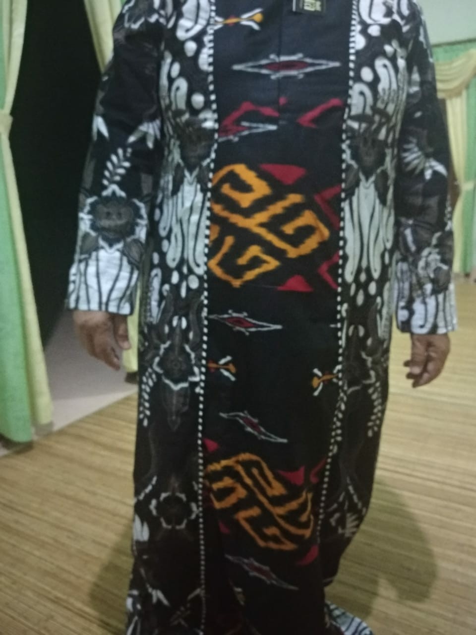 [ Gamis Jumbo ] Terbaru Gamisbatik Sekar Wangi Big Size Ld 120cm Batiksolo Batikmodern Fashionmuslim