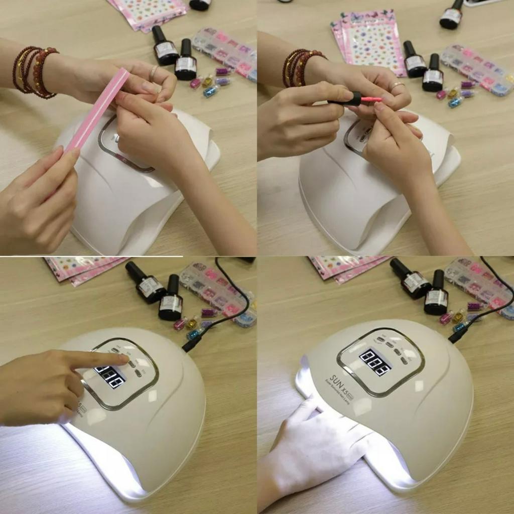 Alat Kecantikan Sun X5 Pengering Kuku Kutek UV LED Nail Lamp Dryer Nail art Manicure Pedicure