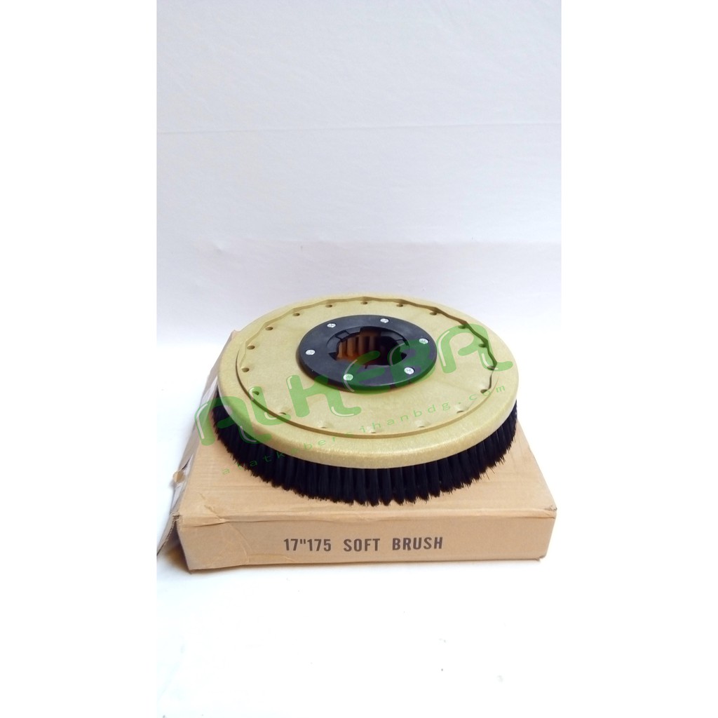 Soft brush 17 inchi 175rpm / Sikat Mesin Polisher (ring plastik)