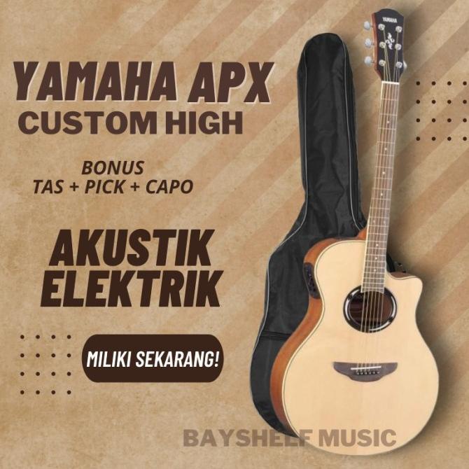 Gitar Akustik Elektrik Listrik Yamaha Apx 500Ii Custom High Quality