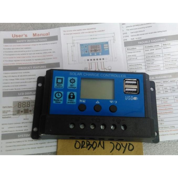 BCR Controller Solar Cell Panel Surya Contoller