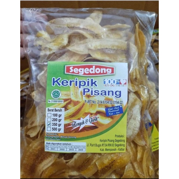 

KERIPIK PISANG SEGEDONG