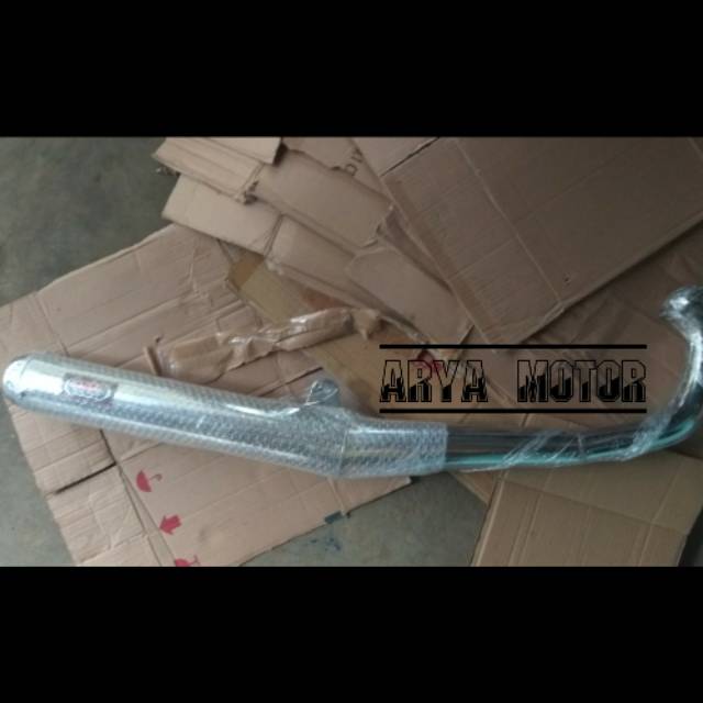 KNALPOT STANDAR YAMAHA RX KING BOBOKAN MERKERBEAM CSR