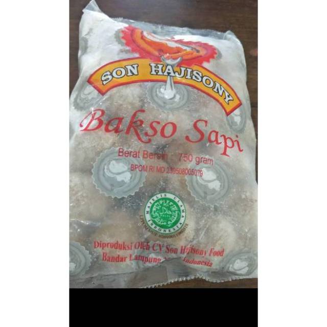 

Bakso Sony Lampung Daging Asli 750 gram/50 pcs
