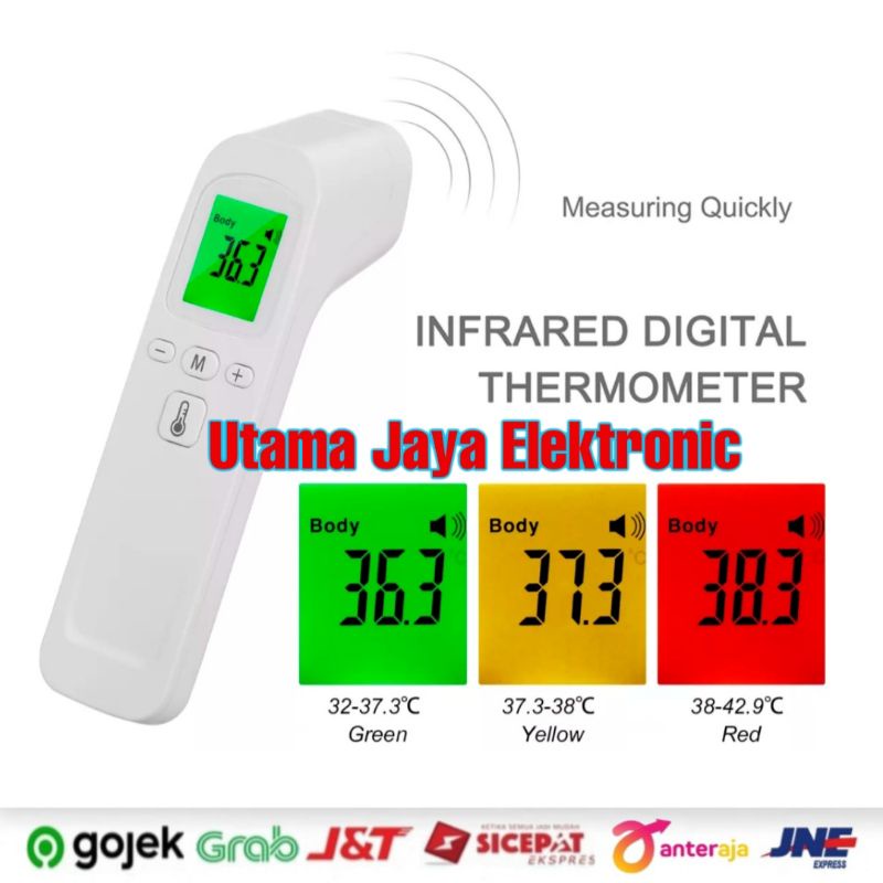 Paket 2in1 Fingertip Oximeter Pulse Thermometer Infrared