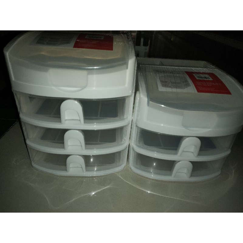 Krishome Laci Penyimpanan Mini Transparan