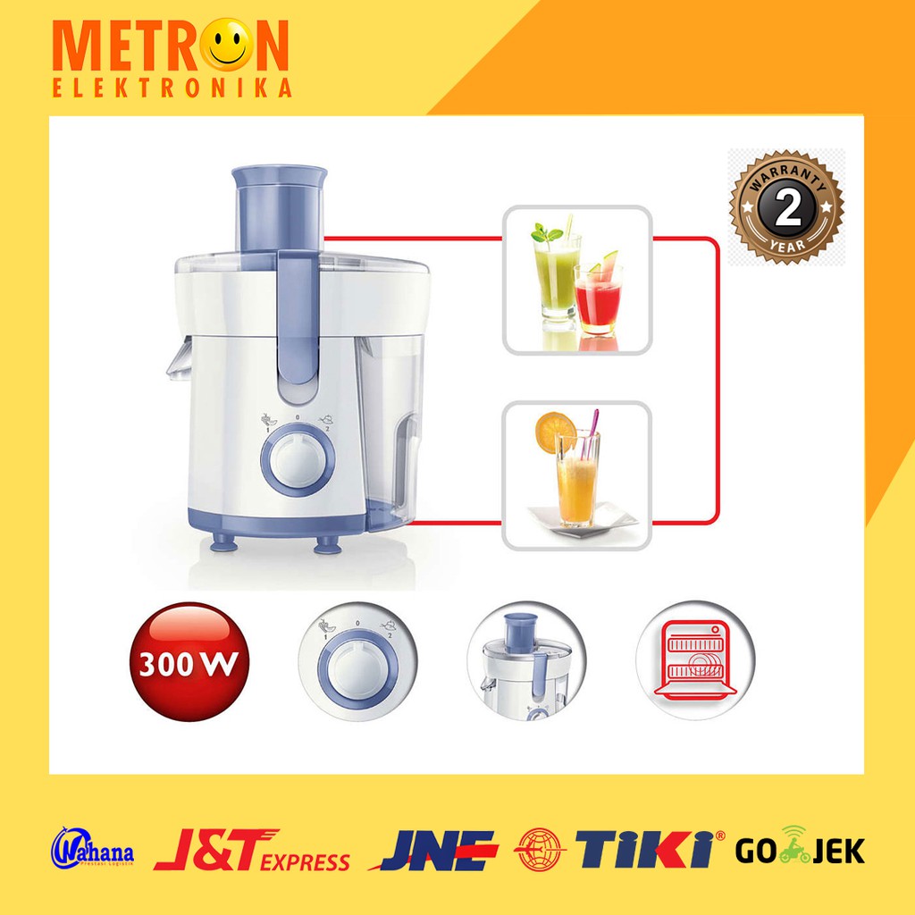 PHILIPS HR 1811/71 N / ALAT PEMBUAT JUS / JUICER 300 WATT / HR1811