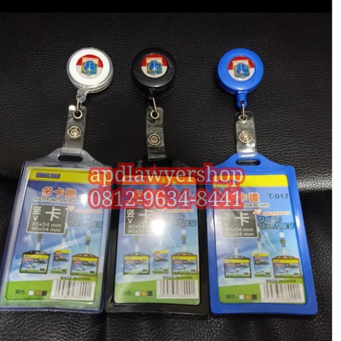 

Sale!!! Name Tag Id Card Tempat Kartu Plus Yoyo Logo Dki Jaya Raya Jakarta Gilaa!!!