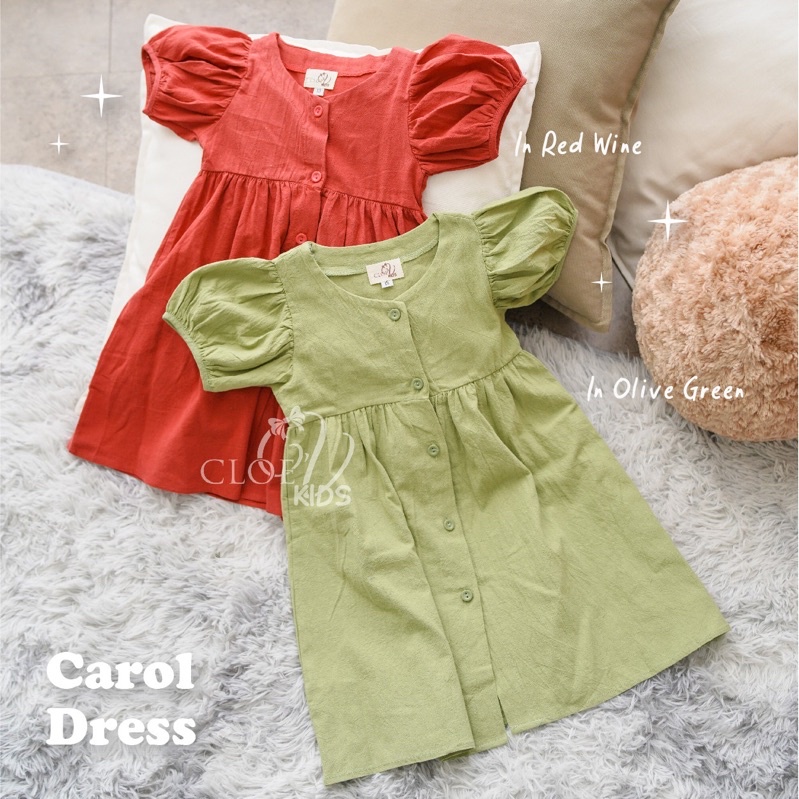 CLOEVKIDS - Dress Anak Perempuan Katun Carol