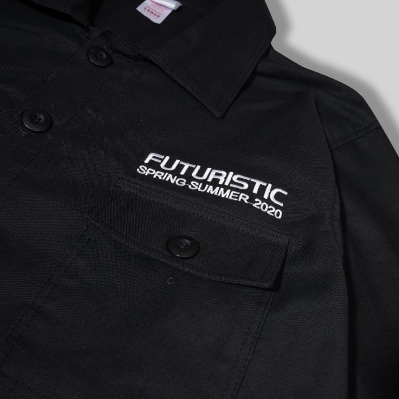 FAILOFFICIAL JACKET CANVAS - FUTURISTIC BLACK