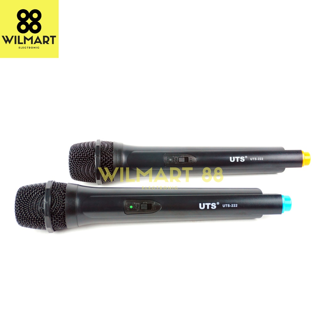 [✅COD] Mic Wireless UHF UTS UTS-222 Microphone Genggam 2 Buah UTS- 222 Original