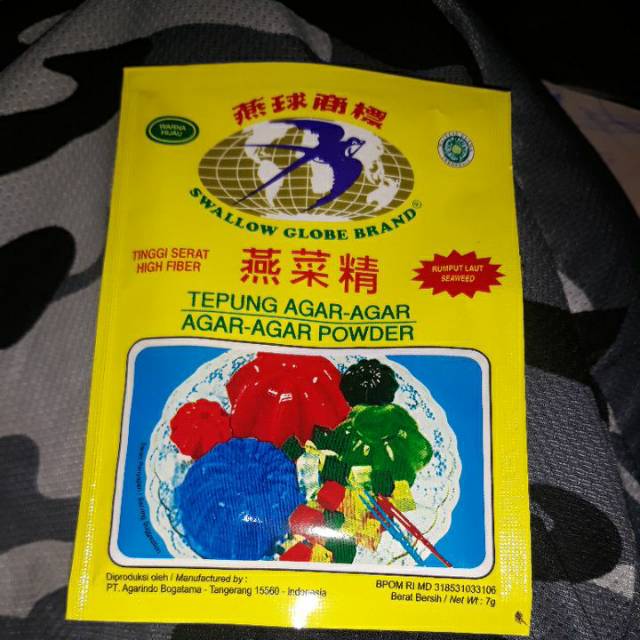 

Agar-Agar Bubuk Swallow Globe