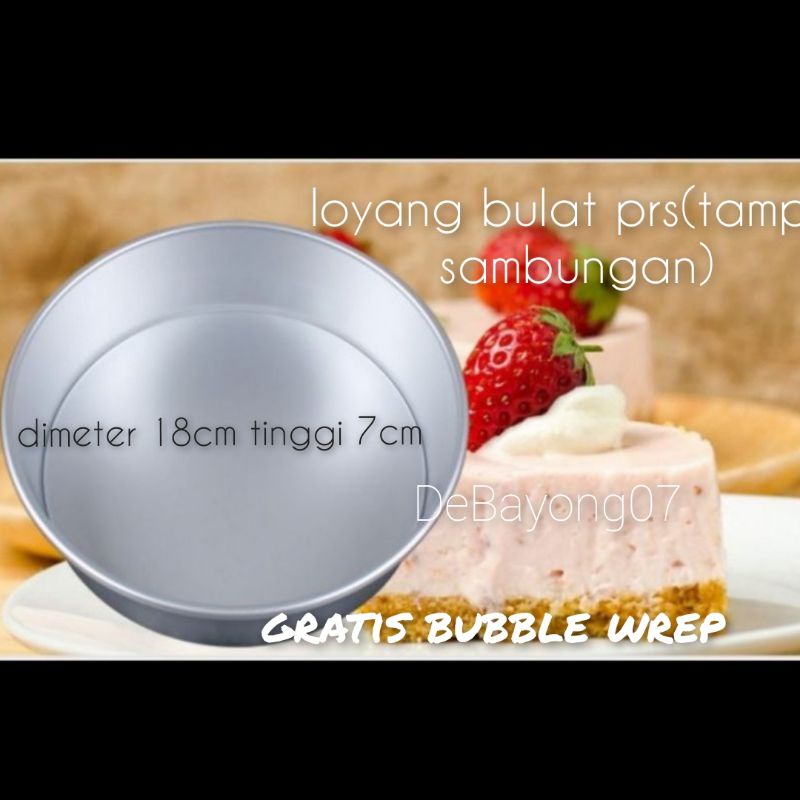 loyang bulat uk 18cm tinggi7cm