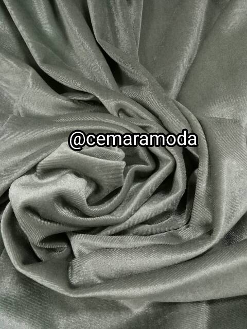 Kain bludru / kain velvet HARGA PER 0.5METER!!